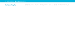 Desktop Screenshot of lantosmihaly.hu